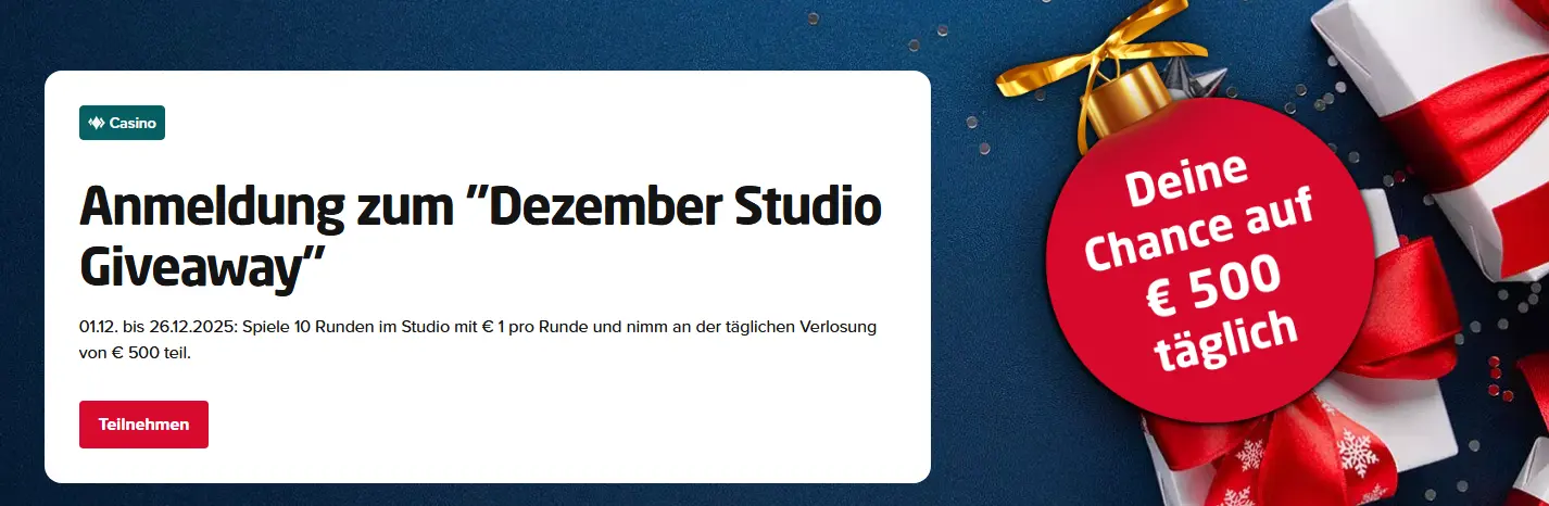 Gültigkeitsdauer der Aktion WILLIAM HILL CASINO​
